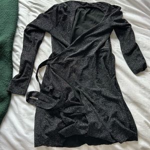 Urban Outfitters Sparkly Wrap Dress